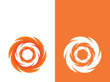 vortex vector illustration icon logo template design