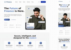 Finovo - Fintech Landing Page