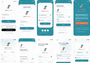 Login ui kits Mobile App