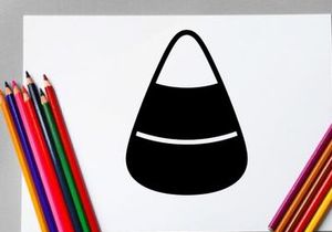 Stylish black handbag with white stripe design for women