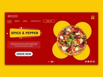 Food Delivery Online Landing Page preview picture