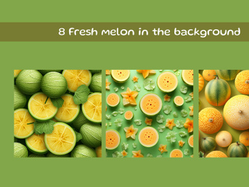 Fresh melon in the background preview picture