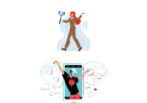 Social media characters