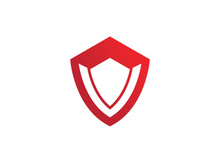 Shield logo template design. vector shield  icon