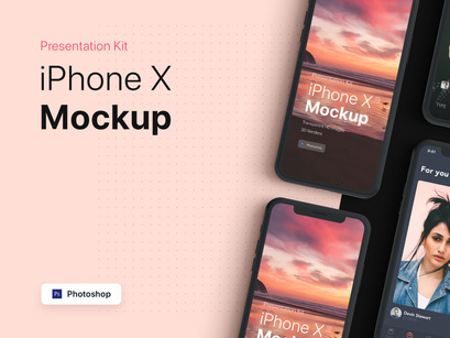 Presentation Kit - iPhone showcase Mockup