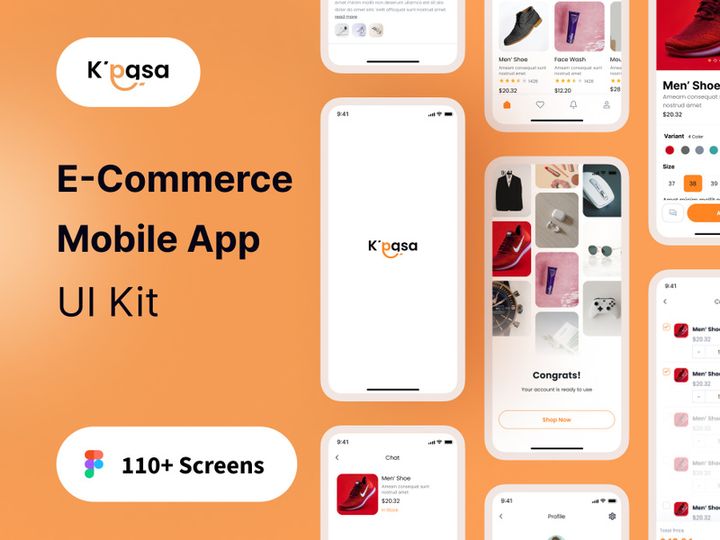K'pasa - E-Commerce Mobile App UI Kit