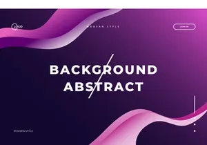 Abstract Geometric Waves UI UX Background