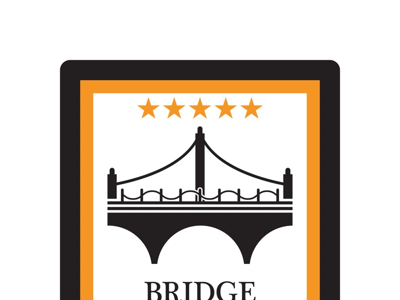 Bridge logo icon design and business symbol template