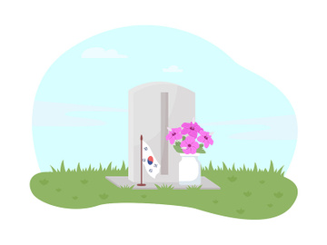 National Memorial day in Korea illustration preview picture