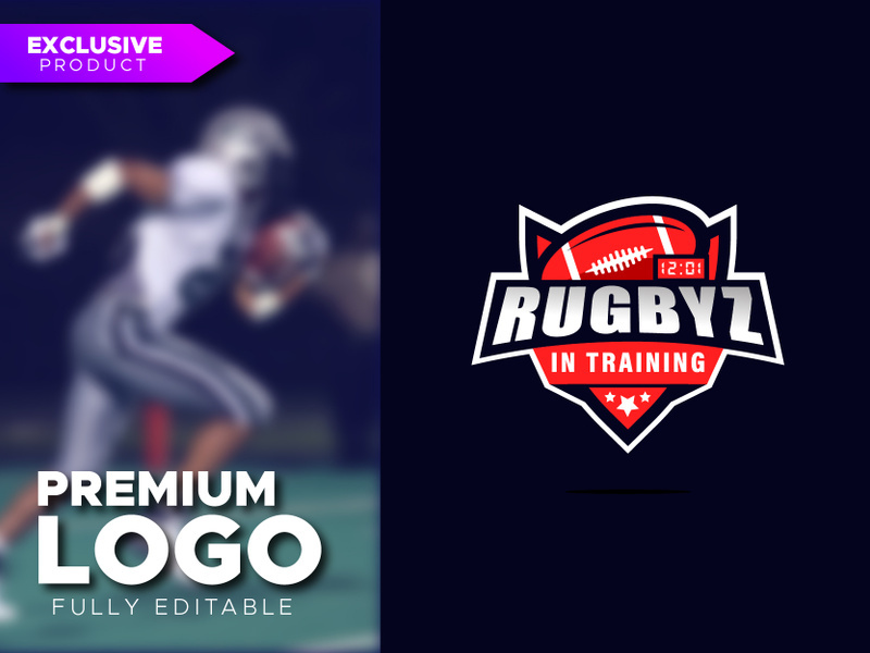 Premium Rugby Logo