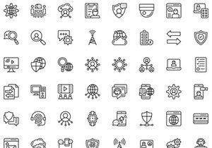 170+  Set of Network Icons Pack