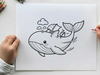 Sleeping baby in womb vector illustration flat design