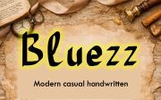 Bluezz – Modern Casual Handwritten - (TTF)