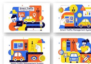 10 Smart Traffic Management System Illustration
