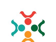 Community logo business template and icon people vector