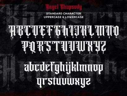 Angel Rhapsody - Blackletter Decorative Font