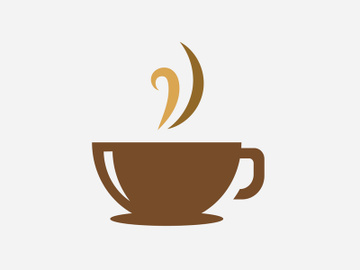 Coffee cup Logo  coffee shop vector icon design preview picture