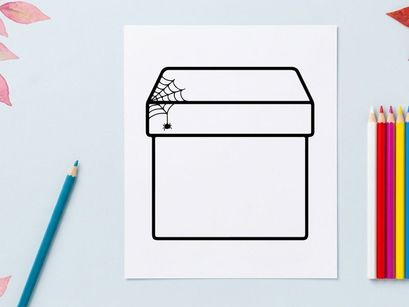 Caixa de presente branca vazia com tampa aberta pronta para embalagem. Recipiente minimalista para produtos de varejo e soluções de branding.