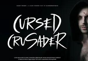 Scary Friday - Horror Display Font