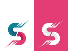 Business corporate S letter logo design vector