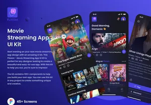 Movie Streaming App UI Kit