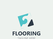 Elegant Tile Flooring Logo Design business store building Template