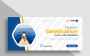Travel Agency Facebook Cover Template Ver-6