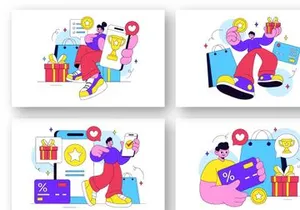 10 Loyalty Program Illustration