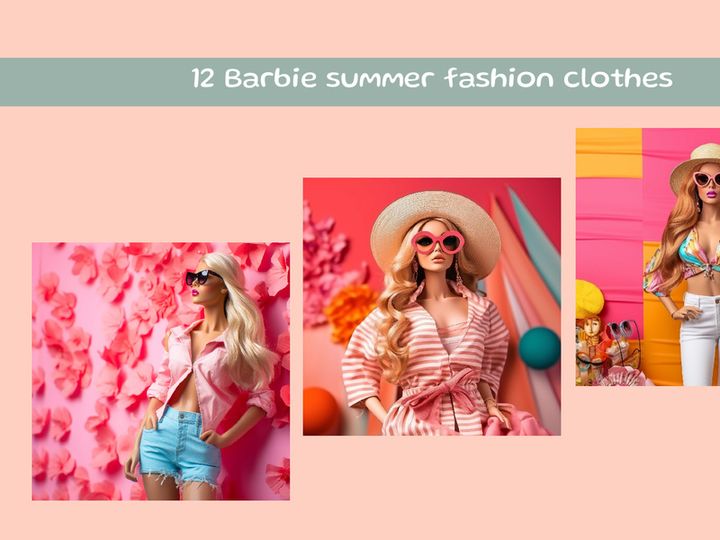 Barbie summer fashion clothes