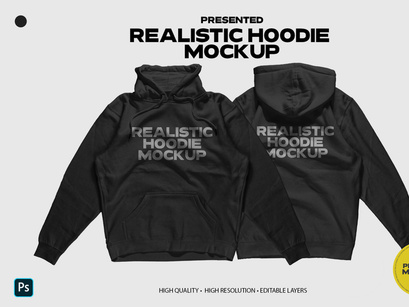 Realistic Hoodie Mockup