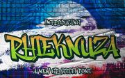 Rhieknuza - Graffiti Font