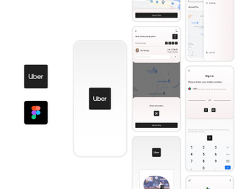 Uber Mobile Application Design preview picture