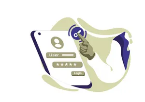 forgot password Icon Illustration vector for website mobile app