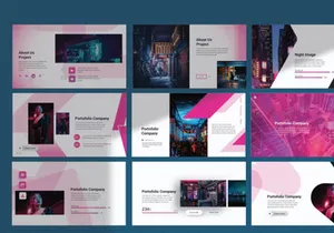 Night Dark Free Presentation Template