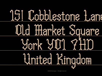 Quick Oge | Blackletter Typeface