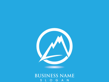 Mountain icon Logo Template Vector illustration design preview picture