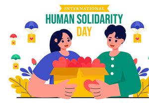 11 International Human Solidarity Day Illustration