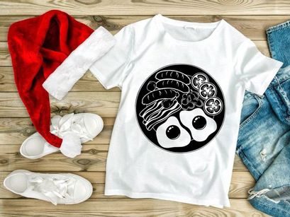 Traditional English Breakfast with Bacon, Eggs and Sausage