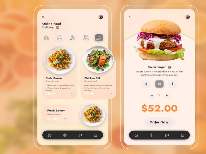 Food Delivery Mobile App Templates