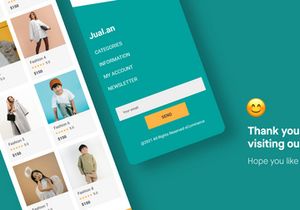 Jualan - Fashion Store Mobile Responsive UI Kit