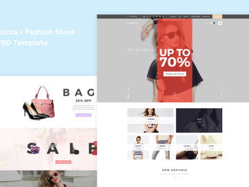 Yucca - Fashion Store PSD Template preview picture