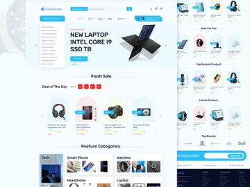 Commerceo- eCommerce Figma UI Template preview picture