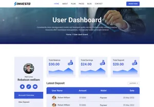 Investo - Hyip Investment Figma Template