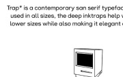 trap* typeface [Free Font]