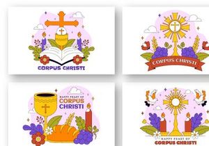 10 Corpus Christi Religious Illustration