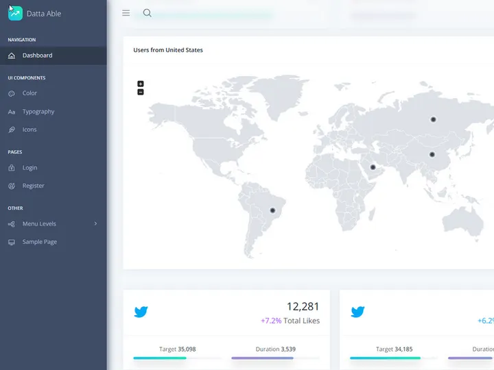 Datta Able Free Next.js Tailwind Admin Template