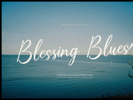 Blessing Blues | Vintage Handwritten preview picture