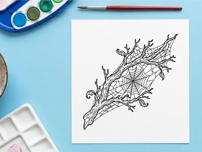 Hand-drawn neuron cell illustration for medical research. Detailed brain science sketch with dendrites and axon for neuroscience education.