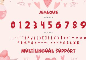 Jealous - Romantic Display Font