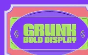 Grunk Bold Display Font
